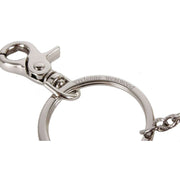 Vivienne Westwood Silver Saffiano 3D Orb Keyring