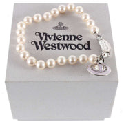 Vivienne Westwood Silver Simonetta Pearl Bracelet