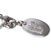 Vivienne Westwood Silver Thin Lines Flat Orb Bracelet
