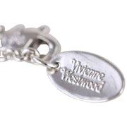 Vivienne Westwood Silver Thin Lines Flat Orb Pendant