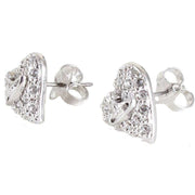 Vivienne Westwood Silver Tiny Diamante Earrings