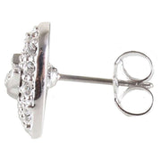 Vivienne Westwood Silver Tiny Diamante Earrings