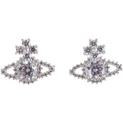 Vivienne Westwood Silver Valentina Stud Earrings