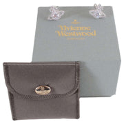 Vivienne Westwood Silver Valentina Stud Earrings