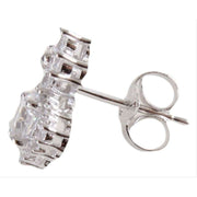Vivienne Westwood Silver Valentina Stud Earrings