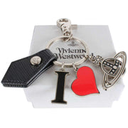 Vivienne Westwood Silver Vegan Pagila I Love Orb Keyring